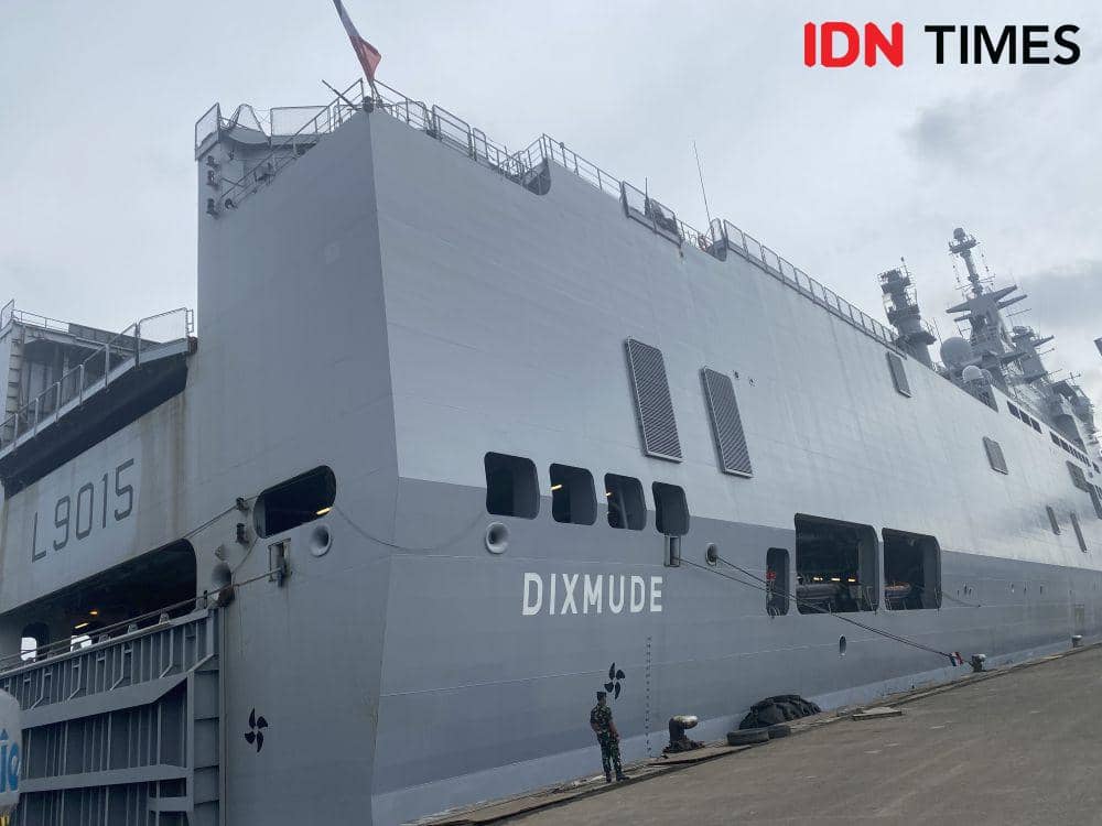 Dua Kapal Angkatan Laut Prancis Sandar di Jakarta