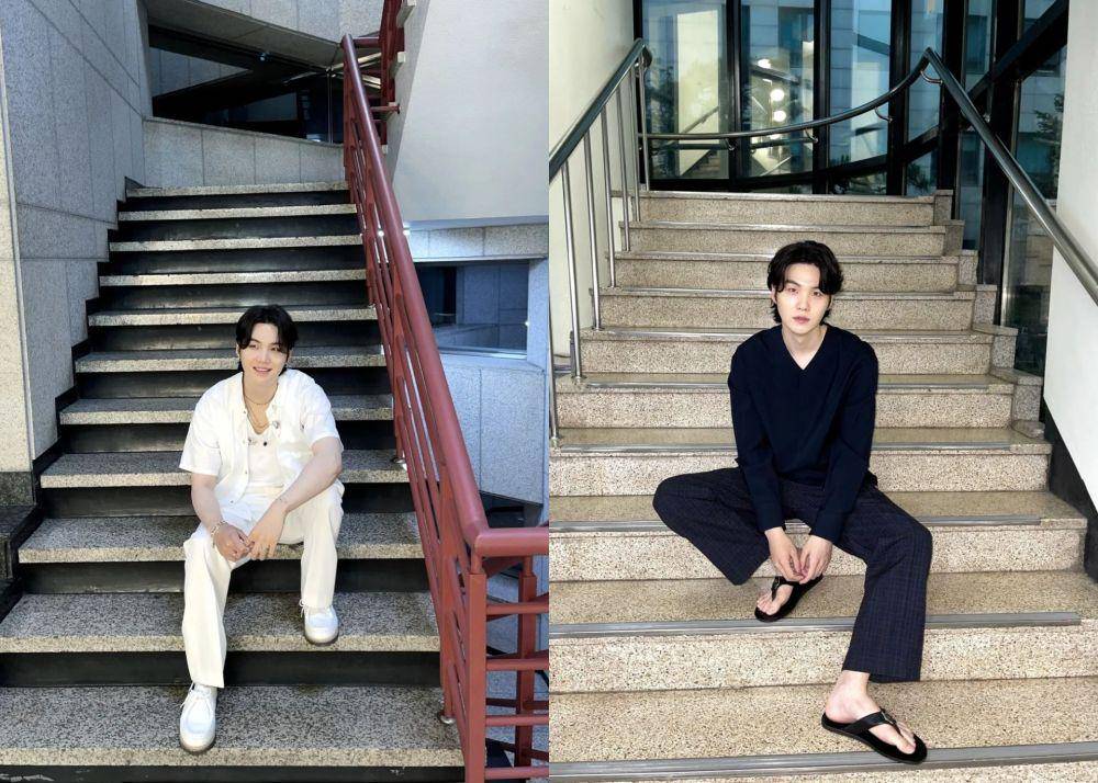 Gaya busana Suga BTS (instagram.com/agustd)