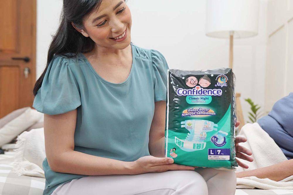 Popok Dewasa Perekat Confidence Classic Night (Dok. Confidence)