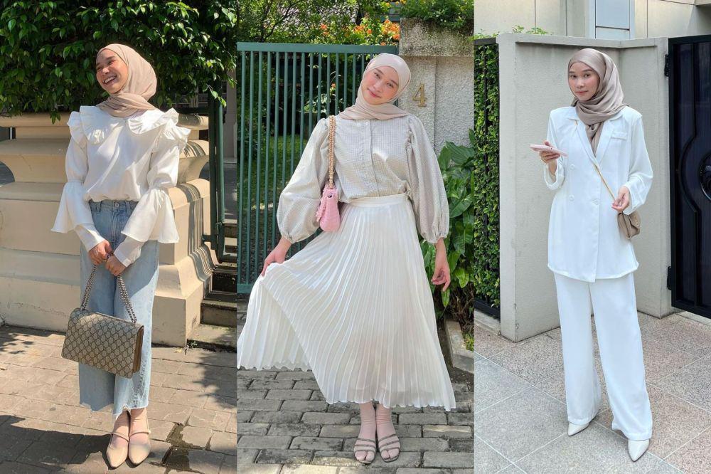 9 Padu Padan Outfit Warna Putih ala Astri Ratnasari, Curi Atensi!
