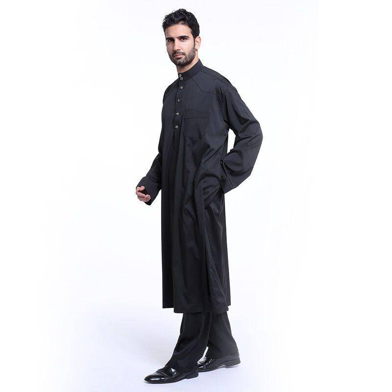 Model gamis pria modern polos dan simpel (ebay.com.sg)