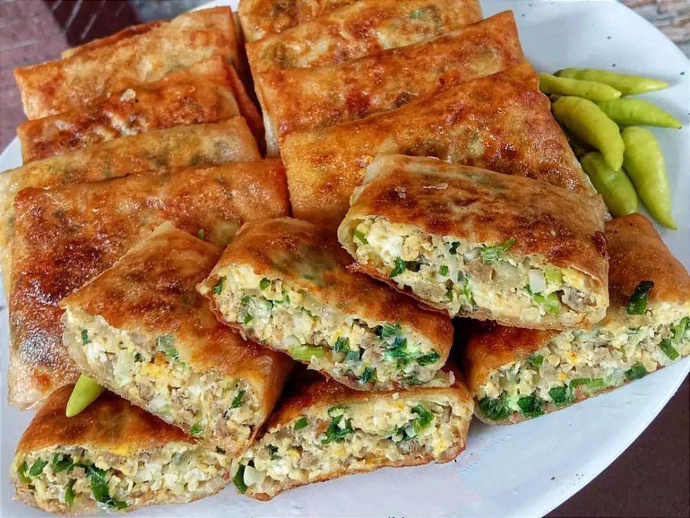 ilustrasi martabak telur kulit lumpia (instagram.com/vina_kitch)