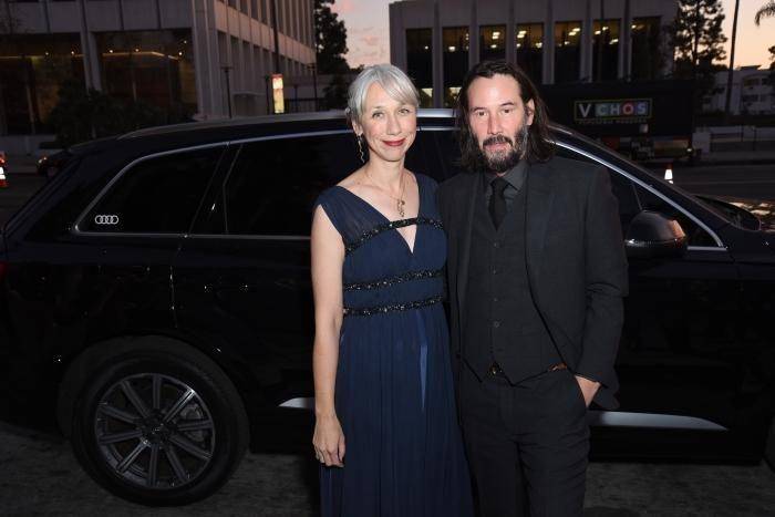 potret Keanu Reeves dan Alexandra Grant (twitter.com/lotvitovic)