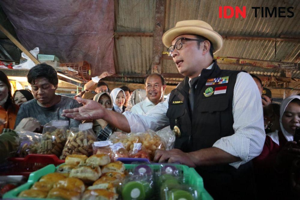 Sidak ke Pasar Kiaracondong, Ridwan Kamil Keluhkan Kondisi Pasar