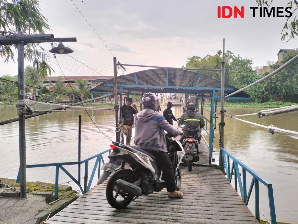 Perahu Tambang di Surabaya Ini Masih Beroperasi, Pemilik Klaim Aman