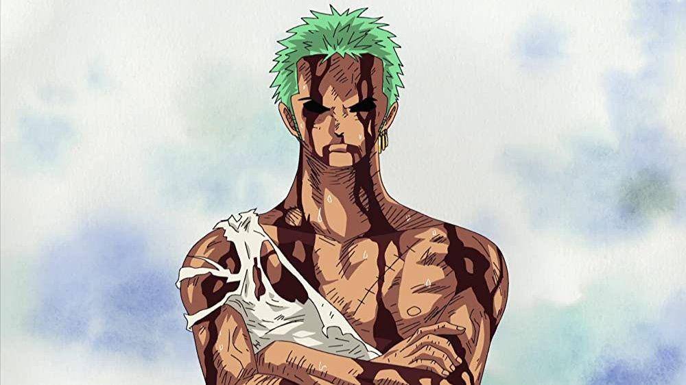 "Tidak ada yang terjadi," ujar Zoro. (dok. Toei Animation/One Piece)