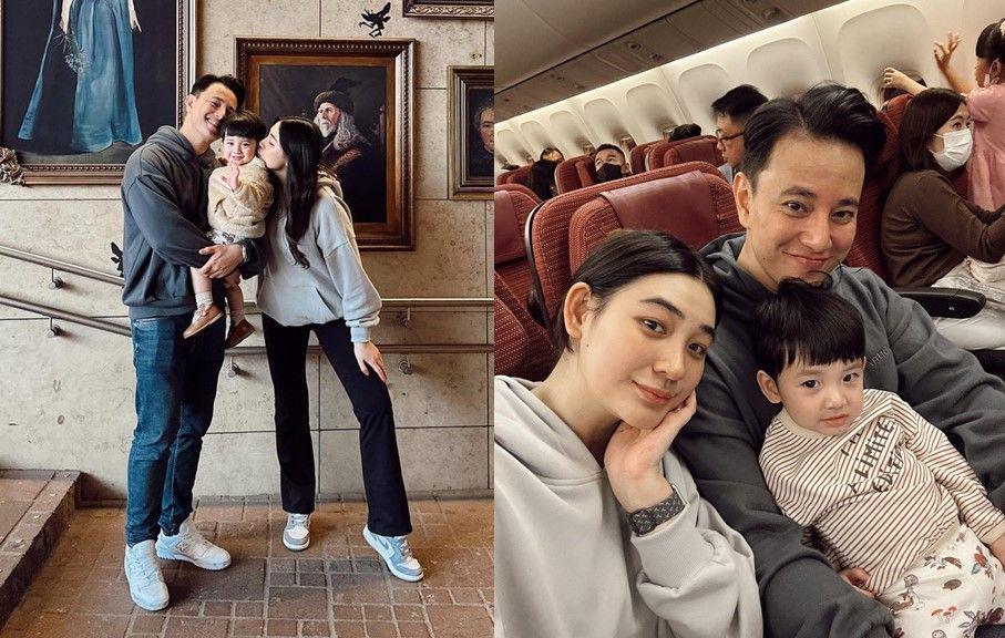 9 Potret Liburan Keluarga Billy Davidson di Jepang, Seru!