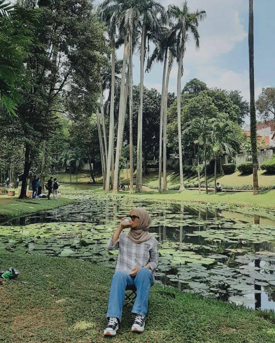 Ilustrasi Taman Langsat, Jakarta Selatan (instagram.com/putriiii.sn)