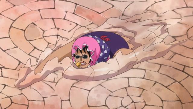 Senor Pink menggunakan Sui Sui no Mi. (dok. Toei Animation/One Piece)