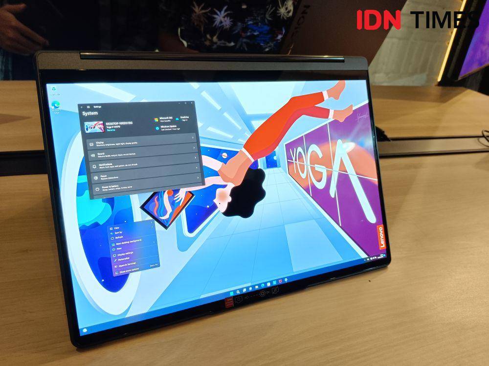 Lenovo Yoga 9i (dok. IDN Times/Fatkhur Rozi)
