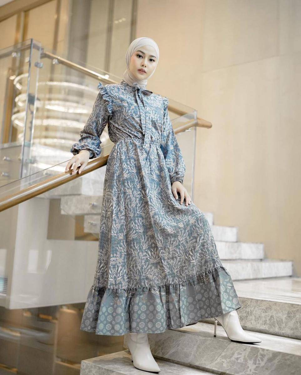 padu padan outfit pattern ala Dara Arafah (instagram.com/daraarafah)