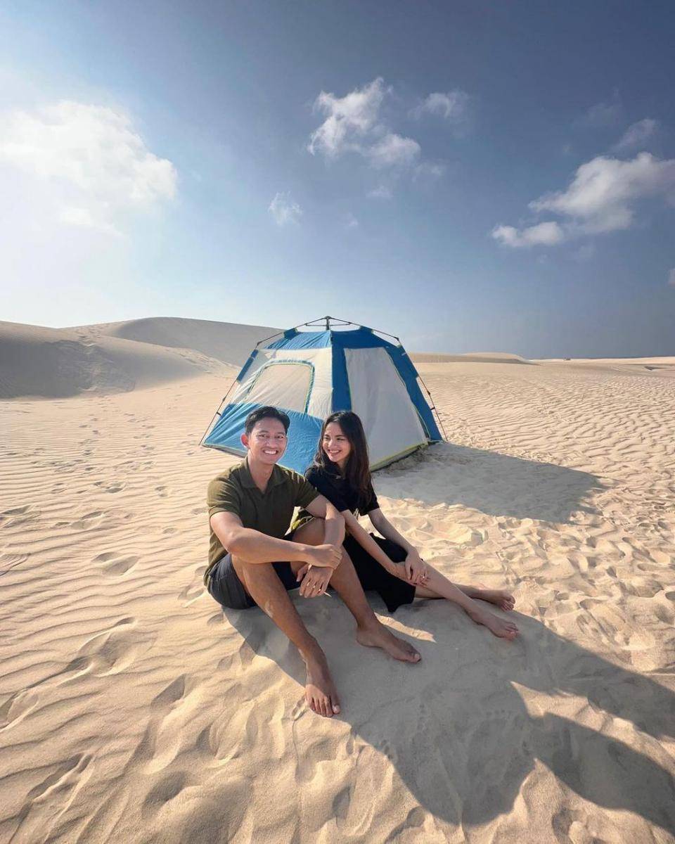 potret Belva Devara dan Sabrina Anggraini di Pulau Socotra (instagram.com/belvadevara)