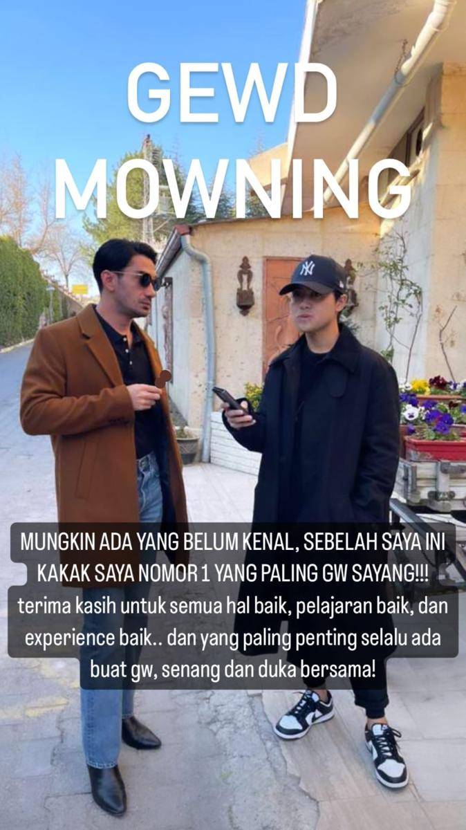 Reza Rahadian di Kapadokia (instagram.com/aryaibrahims)