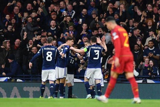 Spanyol kalah 0-2 dari Skotlandia, Rabu (29/3/2023). (uefa.com)
