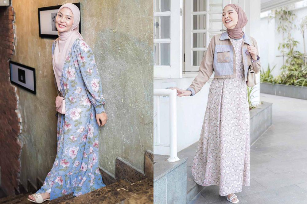 9 Ide Padu Padan Outfit Pattern ala Dara Arafah, Catchy untuk Bukber!