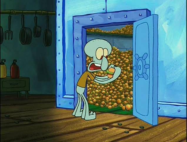 Squidward suka patty (dok.Nickelodeon/SpongeBob SquarePants)