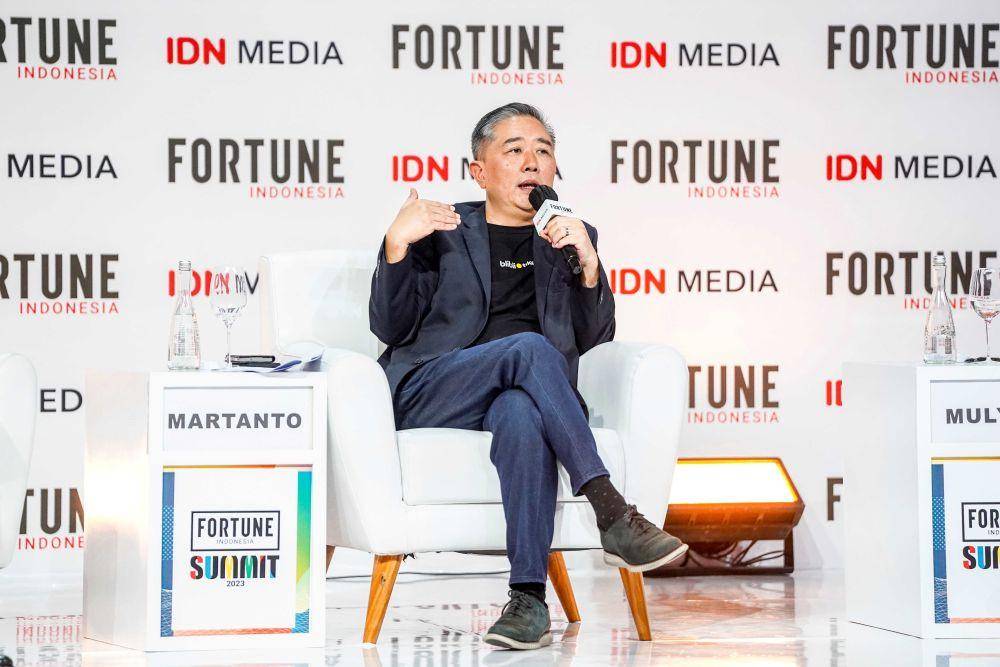 Kusumo Martanto, CEO & Co-Founder Blibli dalam acara FORTUNE Indonesia Summit 2023, Kamis (16/3/2023) (Dok. IDN Media)