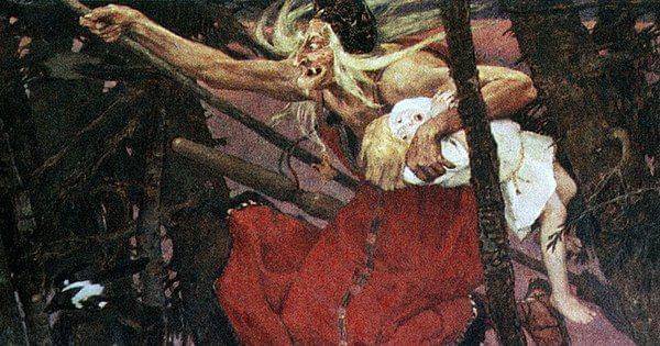 Baba Yaga dalam cerita mitologi Slavia ( Dok. Viktor Vasnetsov / Baba Yaga )