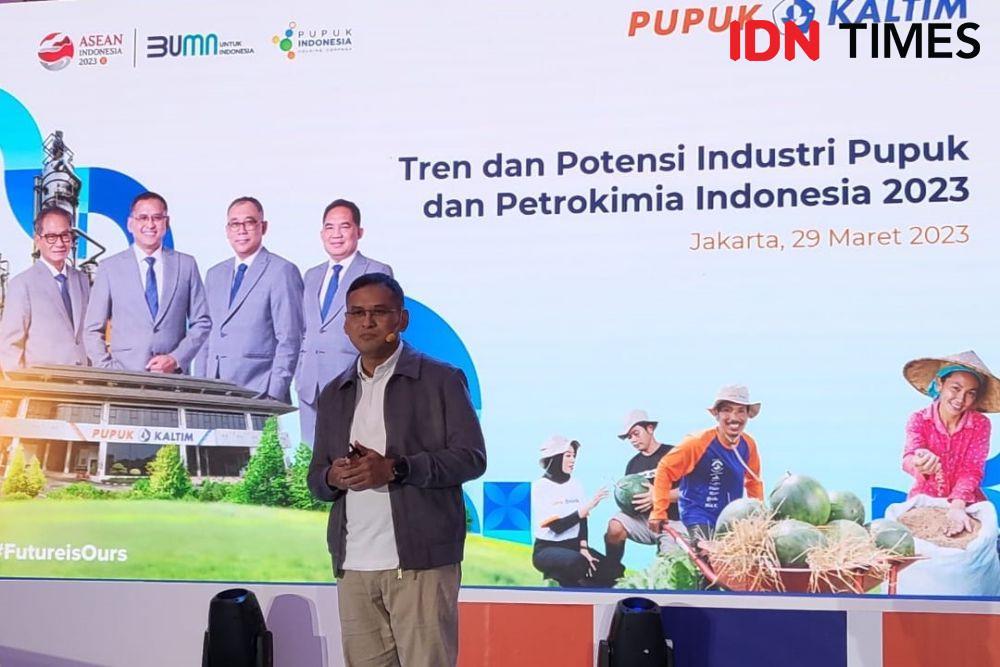 Direktur Utama PT Pupuk Kalimantan Timur, Rahmad Pribadi (IDN Times/Ridwan Aji Pitoko)