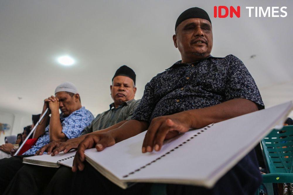 Melihat Suasana Tadarusan Tuna Netra Pertuni Sumut di Bulan Ramadan