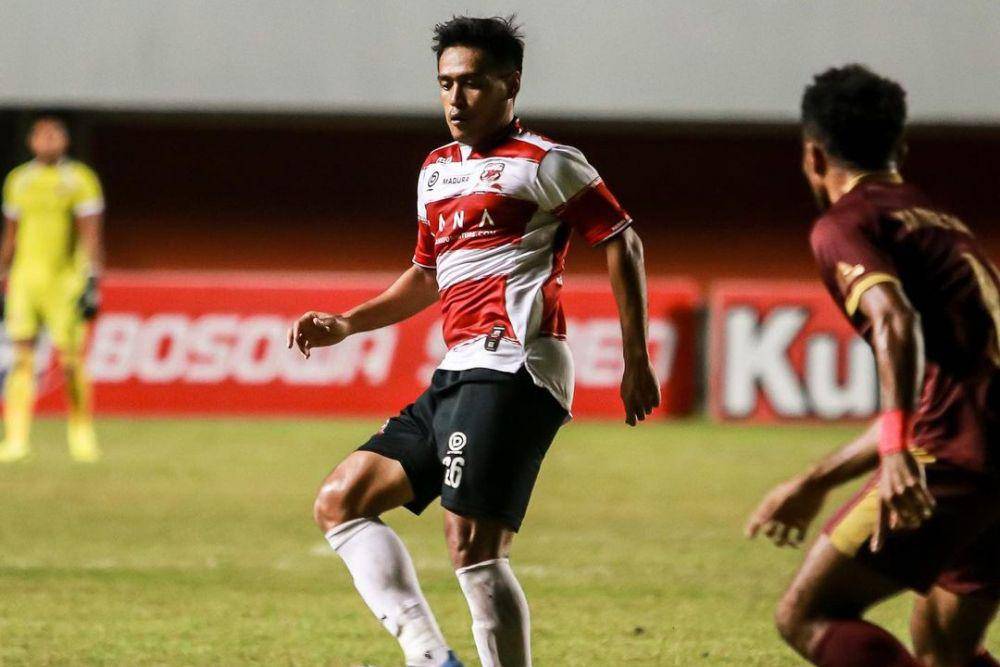 Madura United saat menghadapi PSM Makassar di putaran pertama Liga 1 2022/2023. (instagram.com/maduraunited.fc)