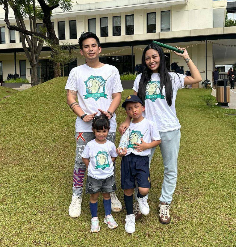 momen Rachel Vennya dan Okin di acara sang anak (instagram.com/rachelvennya)