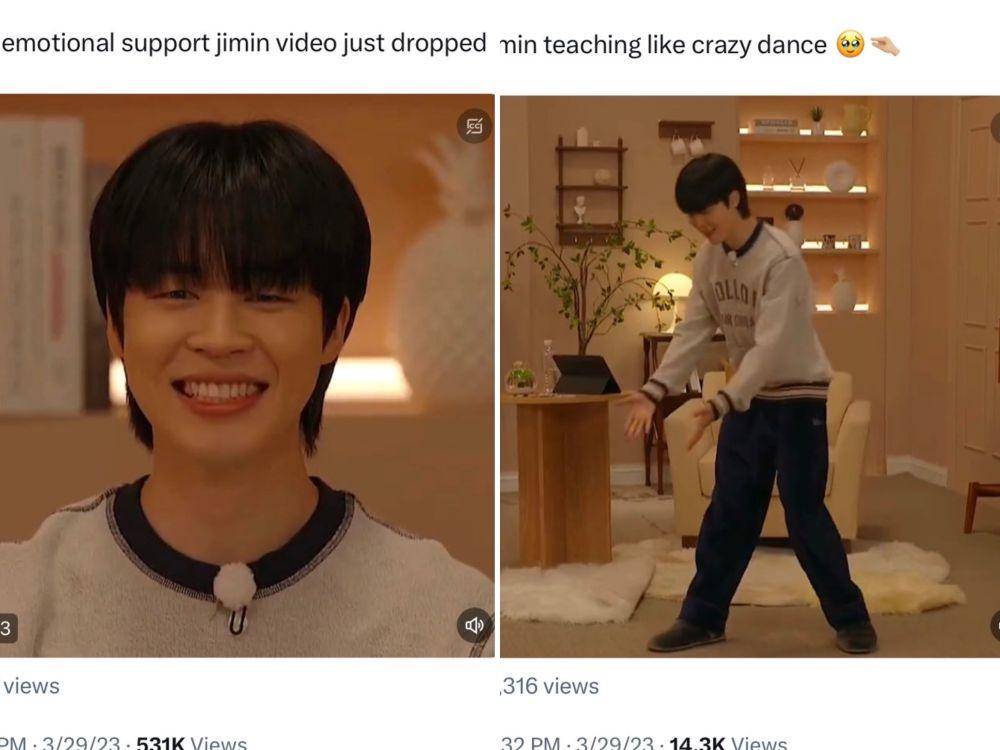 momen Jimin BTS live di weverse (twitter.com/jiminIoops)