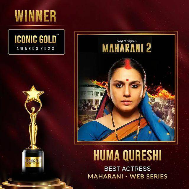 Huma Qureshi (instagram.com/iconicgoldaward)