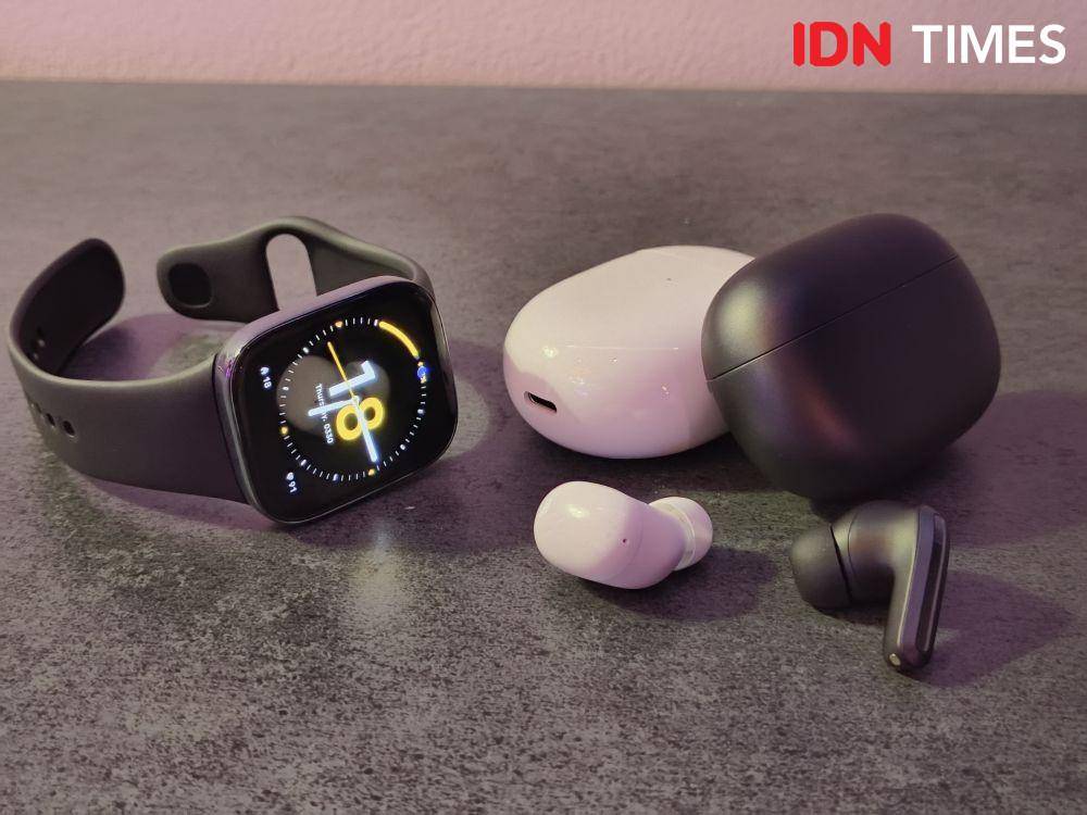 Xiaomi Redmi Buds 4, Redmi Buds 4 Pro, dan Redmi Watch 3 (IDN Times/Alfonsus Adi Putra)