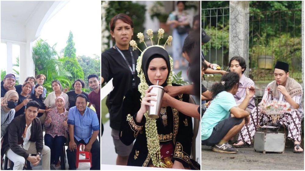 14 Potret Di Balik Layar Series Bidadari Bermata Bening, Kompak!