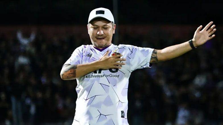 Gading Marten menonton Persik Kediri (instagram.com/persikfcofficial)