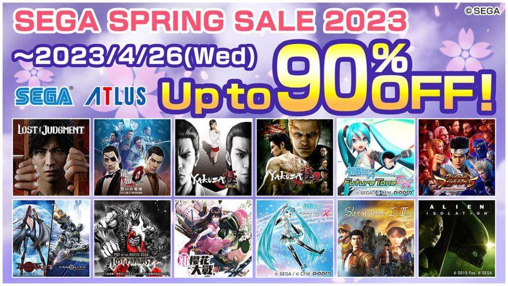 Key visual SEGA Spring Sale. (Dok. SEGA)