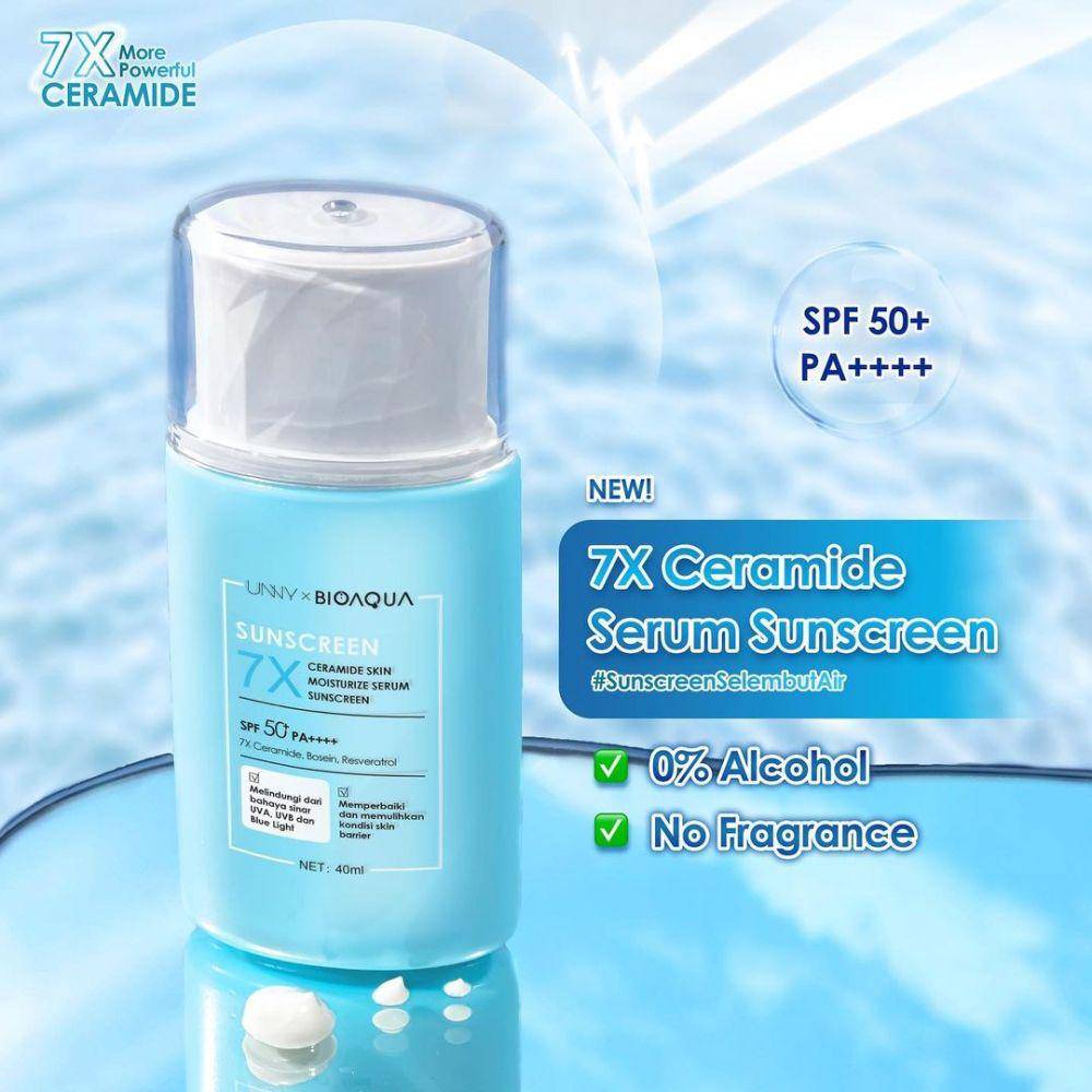 BIOAQUA 7X Ceramide Sunscreen SPF 50 PA++++ (instagram.com/bioaquabeautyofficial)