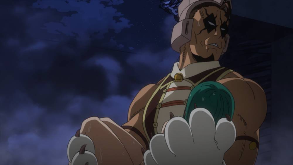Tiger menyelamatkan Ragdoll. (dok. Bones/My Hero Academia)