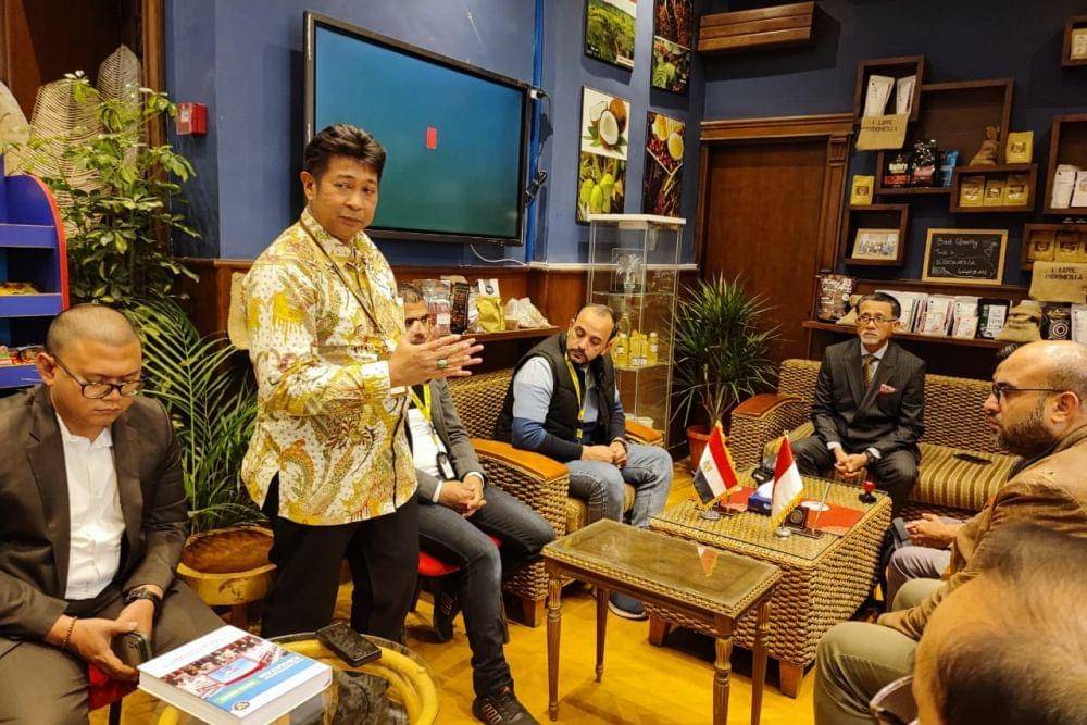 Mesir impor produk bubuk kakao dari Indonesia. (dok. KBRI Kairo)