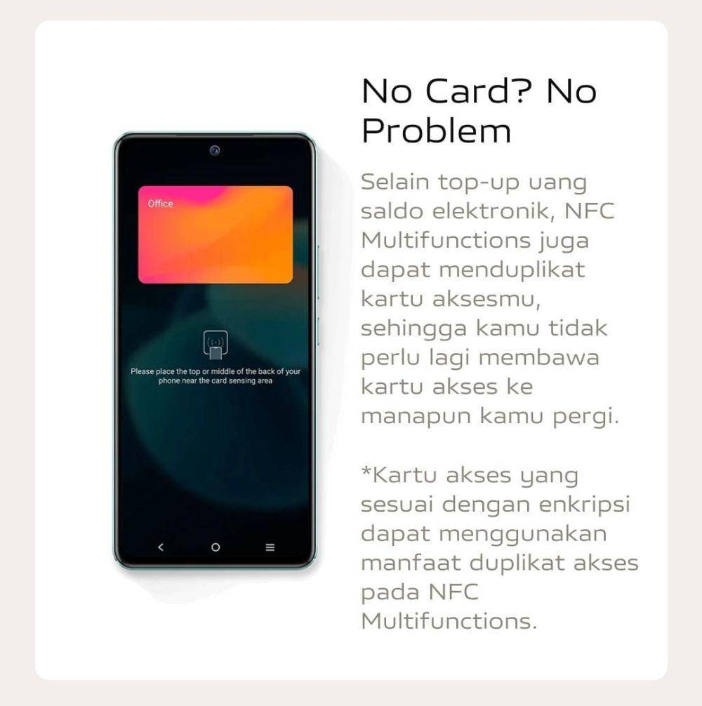 ilustrasi fitur NFC Multifunction Vivo V27e (vivo.com)