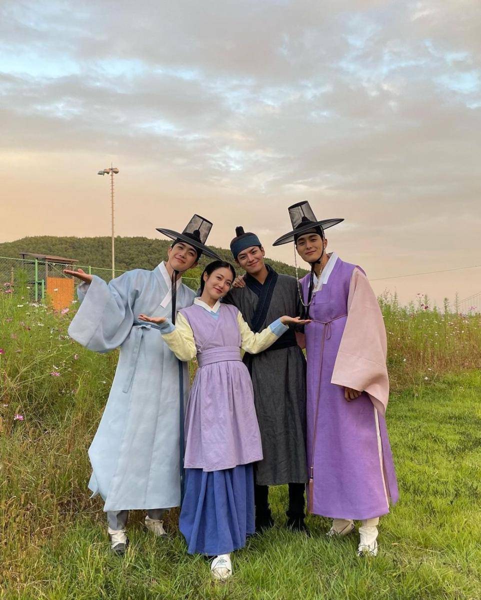 Kang Hoon, Shin Ye Eun, Ryeo Un, dan Jung Gun Joo (instagram.com/__shinyeeun)
