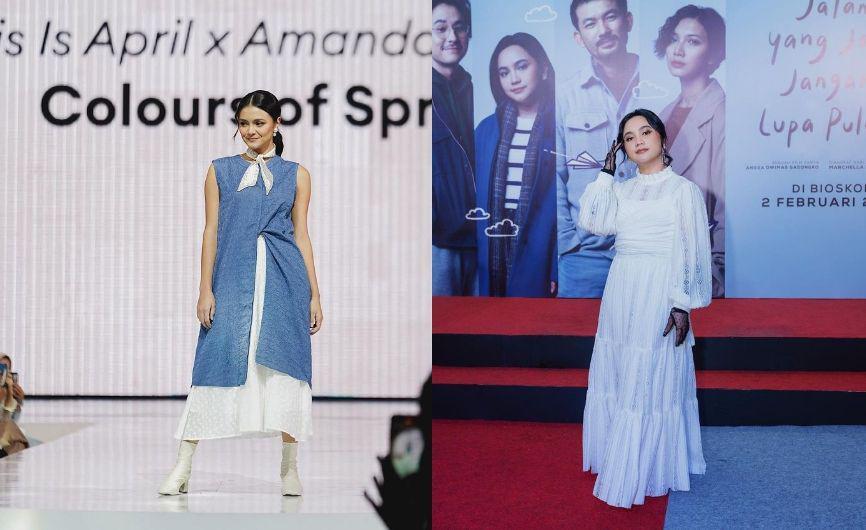 Pernah Satu Film, 10 Adu Gaya Amanda Rawles vs. Rachel Amanda