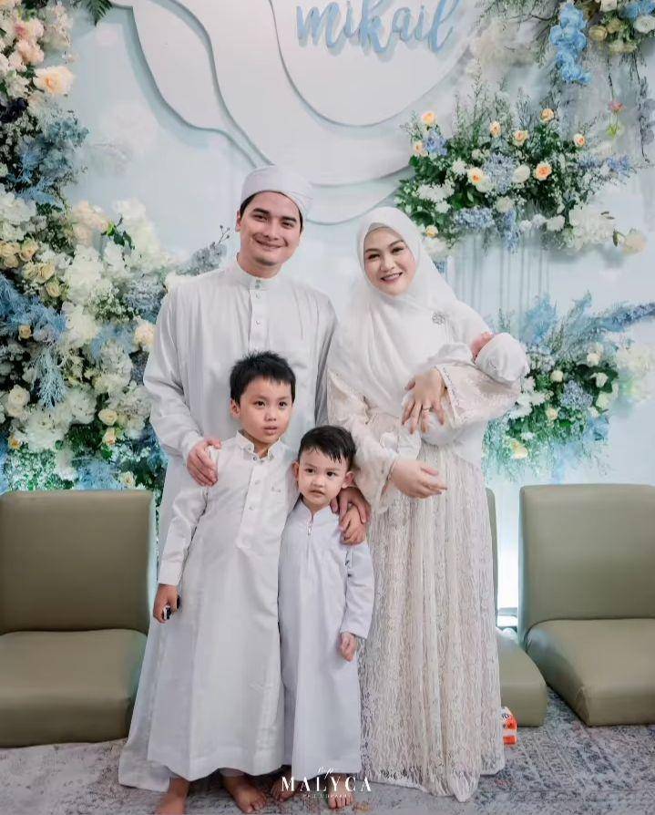 potret akikah Mikail (instagram.com/hennyyrahman )