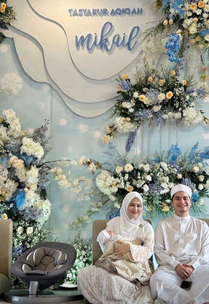 potret akikah Mikail (instagram.com/ratuisyellnrzr )