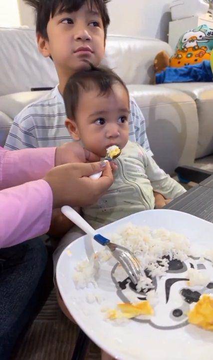 Rayyanza ikut sahur (instagram.com/videoladygigi)
