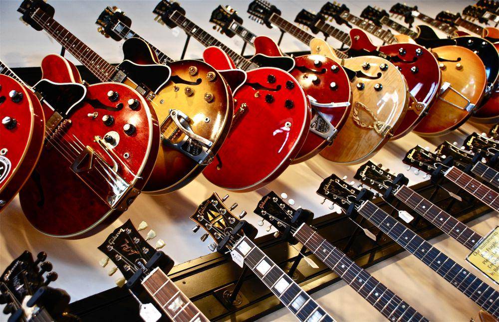 ilustrasi toko gitar (unsplash.com/Susan Mohr)