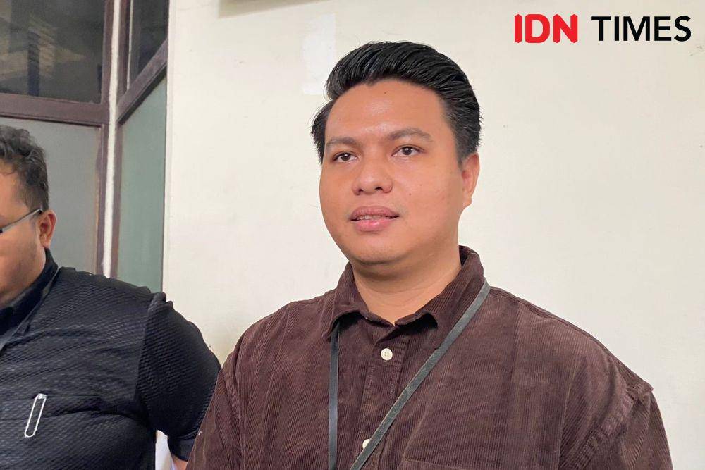 Kuasa Hukum AG, Pacar Mario Dandy, Managata Toding Alu di PN Jakarta Selatan. (IDN Times/Amir Faisol)