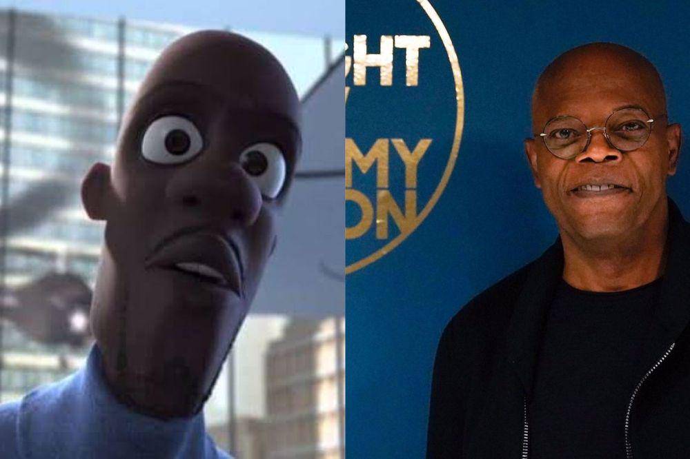 Samuel L. Jackson sebagai Frozone di The Incredibles (dok. Walt Disney Pictures/The Incredibles)