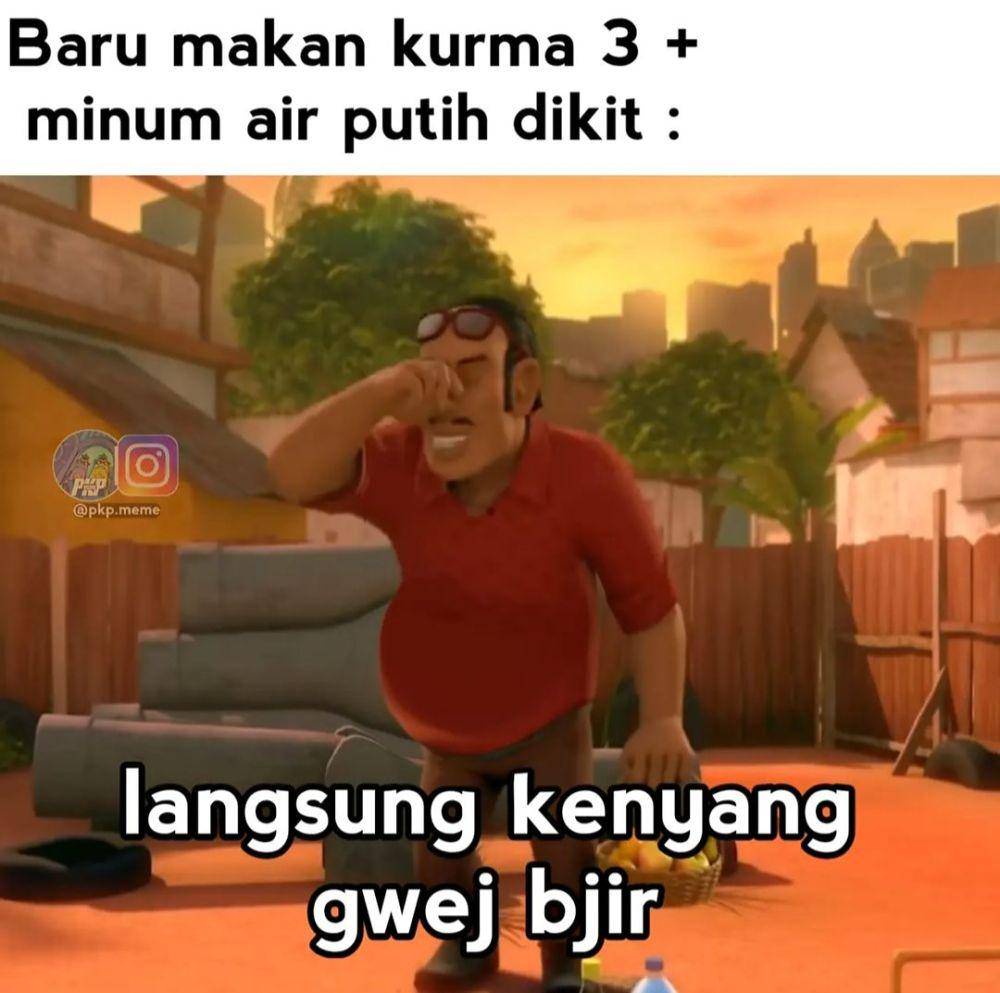 meme buka puasa (instagram.com/pkp.meme)