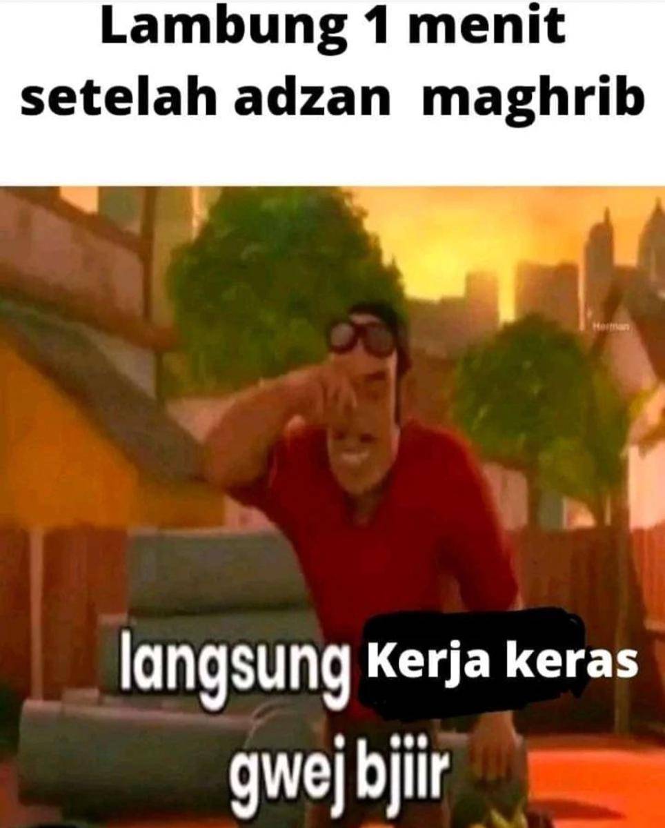 meme buka puasa (instagram.com/pos.total)