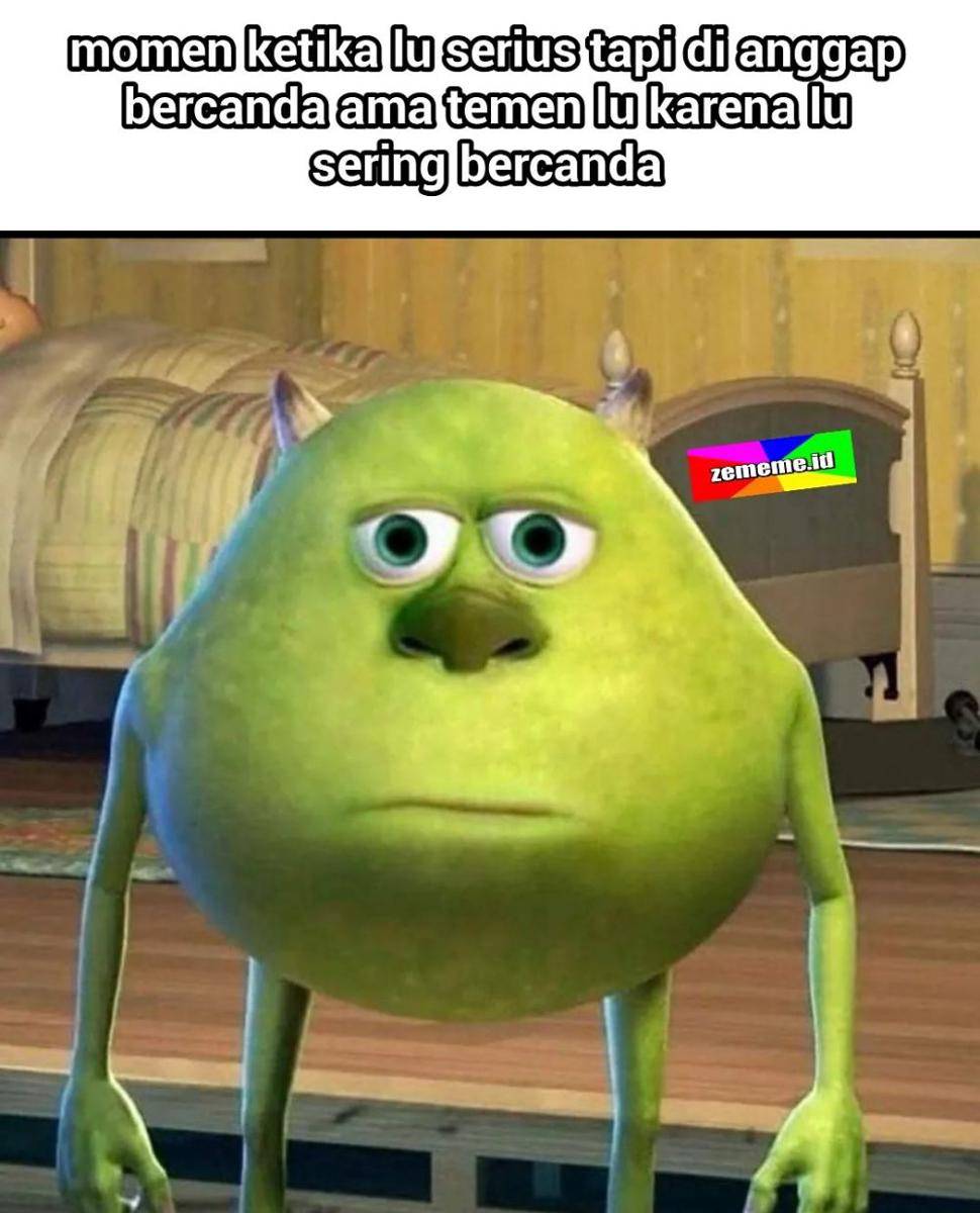 meme muka bengong (instagram.com/zememe.id)