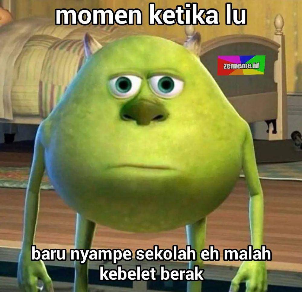 meme muka bengong (instagram.com/zememe.id)