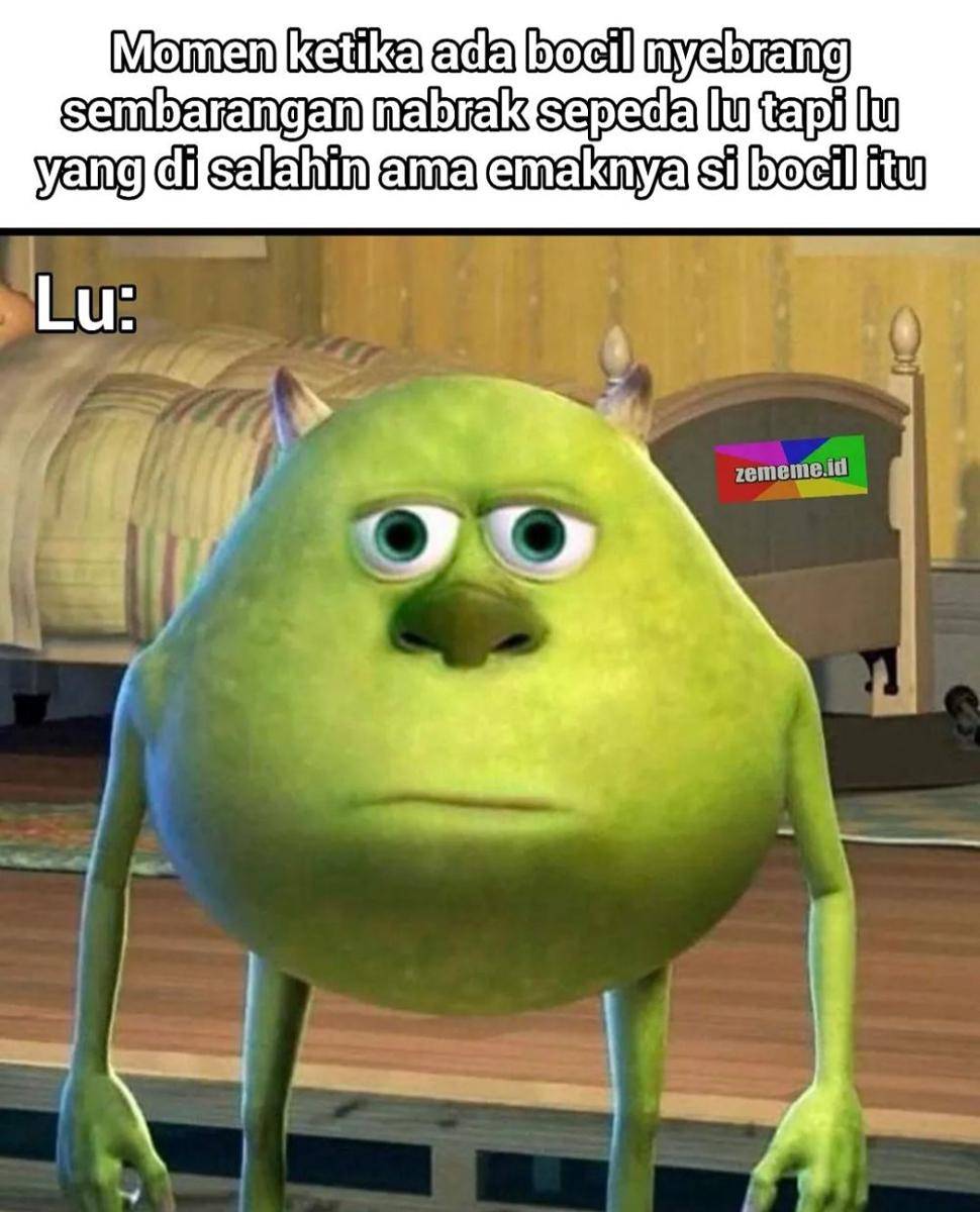 meme muka bengong (instagram.com/zememe.id)
