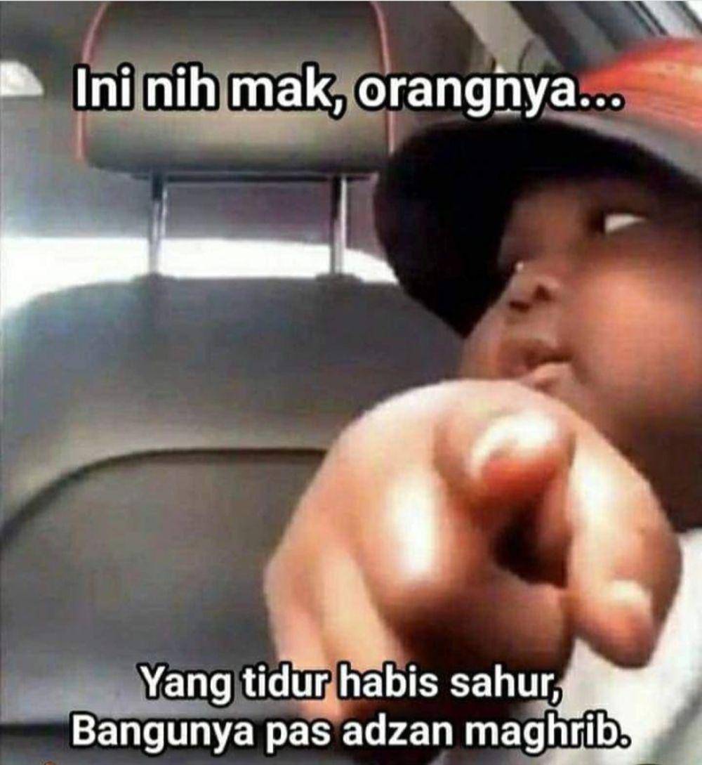 meme tidur setelah sahur (instagram.com/ngakaq_aja_dulu)